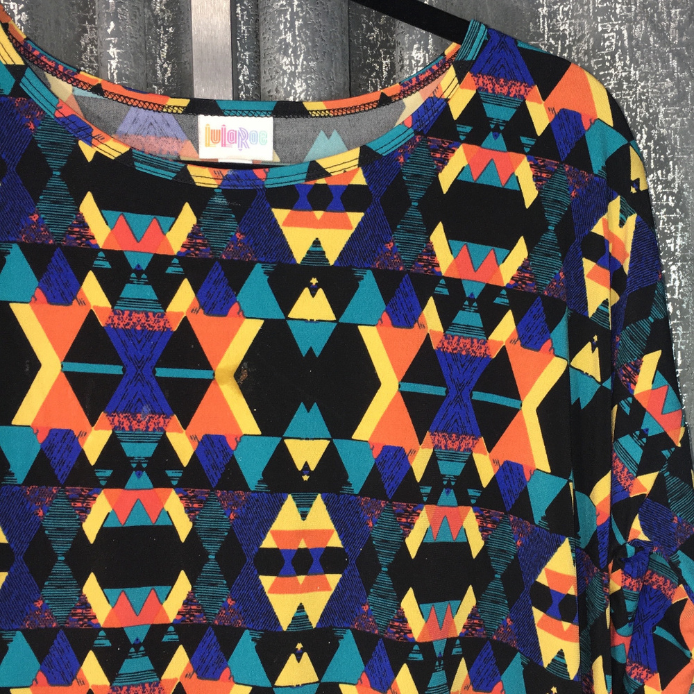 *final* Tropical Flowy Work Blouse S Irma Lularoe